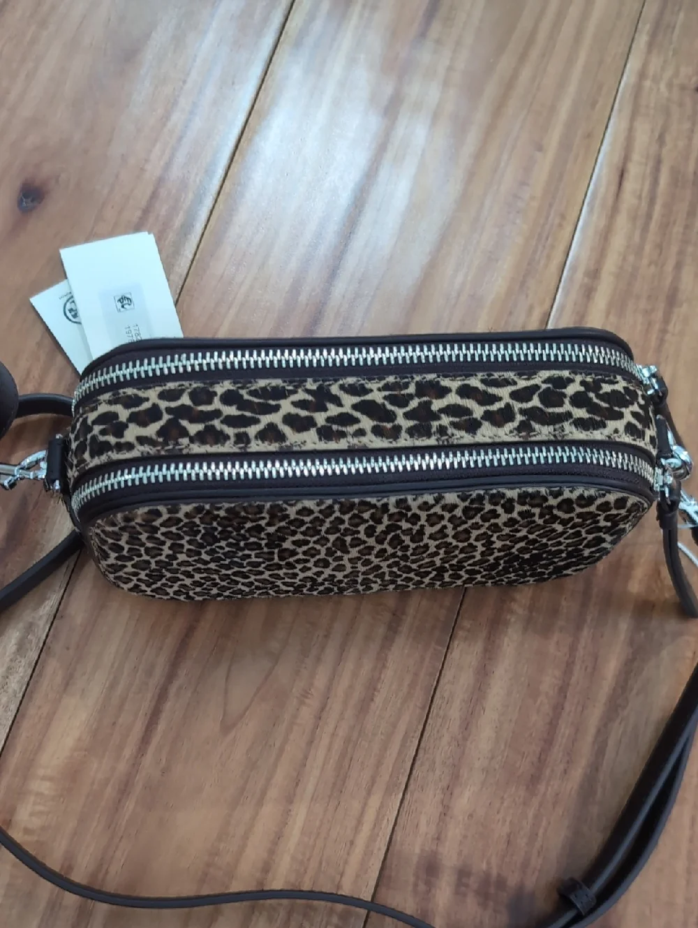 Tory Burch Miller Mini Leopard Print Calf Hair Crossbody + Dust & Gift Bag Nwt❤️